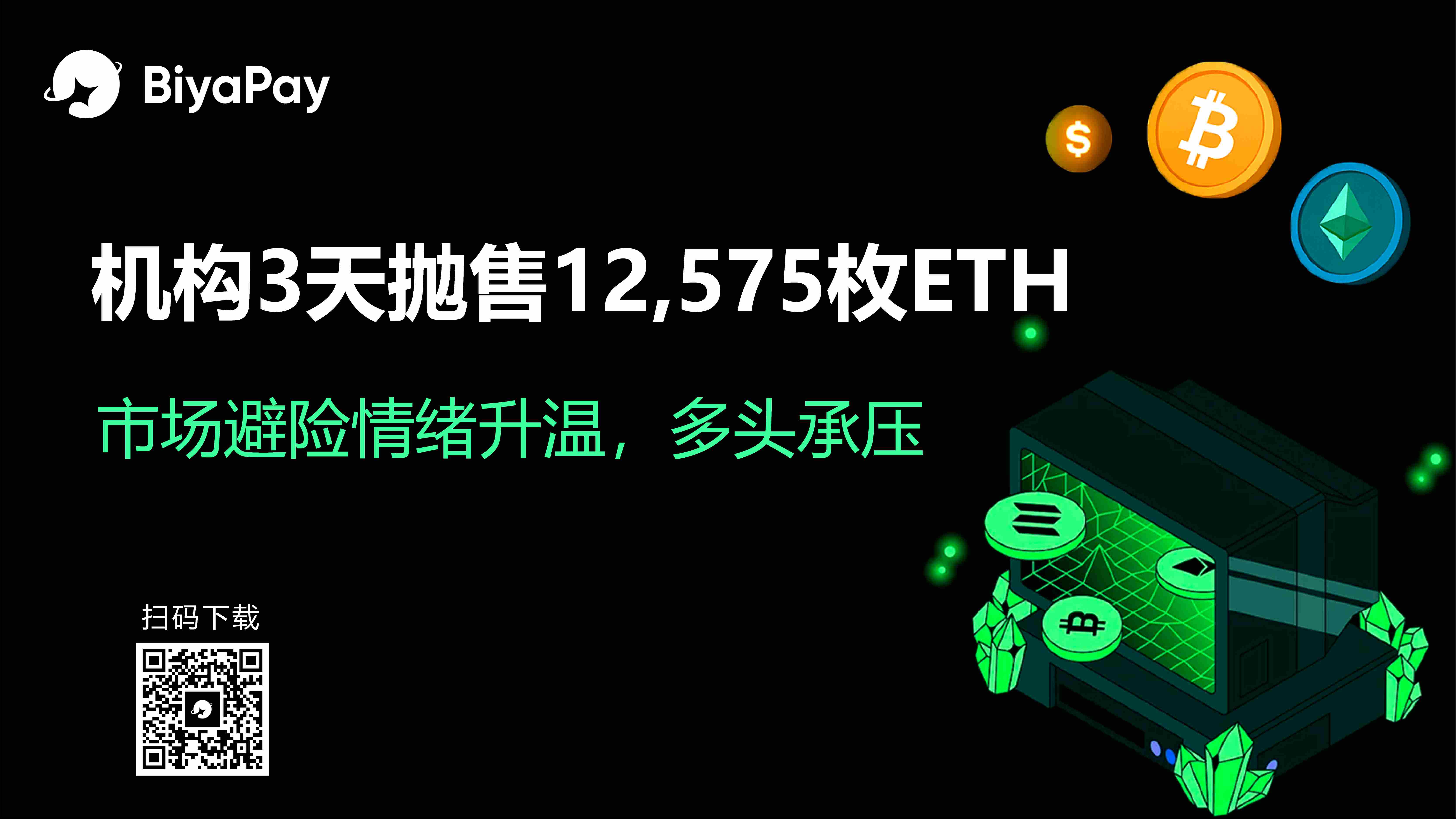 链上大额抛售4000ETH引发市场震荡，BiyaPay解析以太坊价格波动