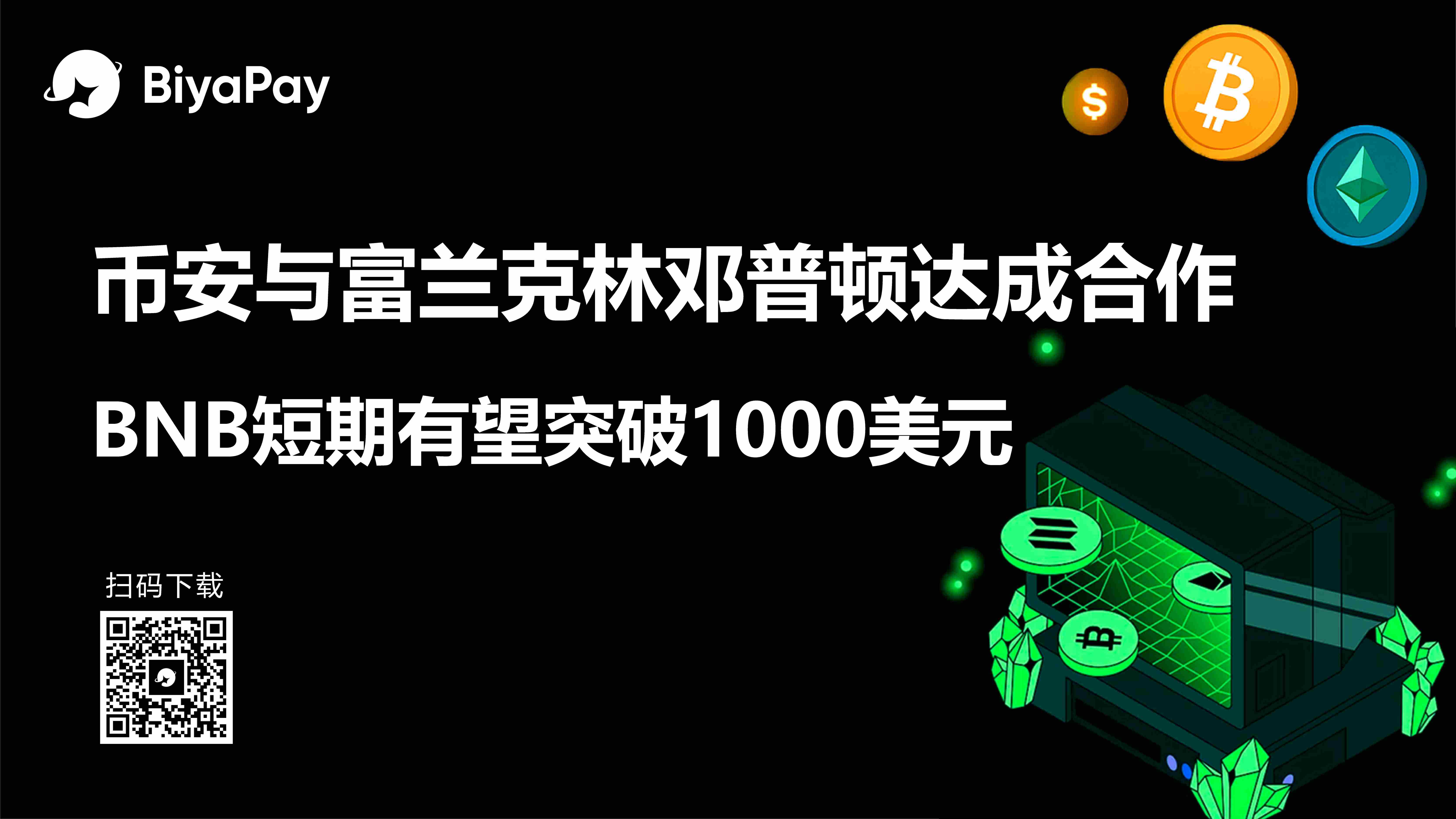 币安与富兰克林邓普顿战略合作推动代币化证券产品，BNB价格突破900美元